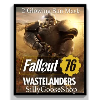 2 Glowing Sun Mask