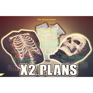 Skeleton Custome & Skull Mask Plan