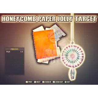 Honeycomb Paper Jolly Target Plan