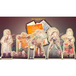 Townsfolk Cutouts