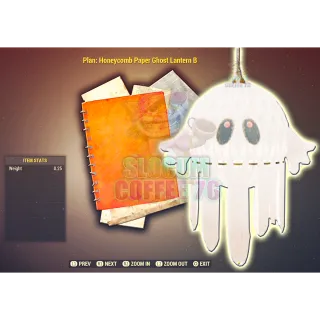 Honeycomb Paper Ghost Lantern B Plan