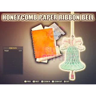 Honeycomb Paper Ribbon Bell Plan