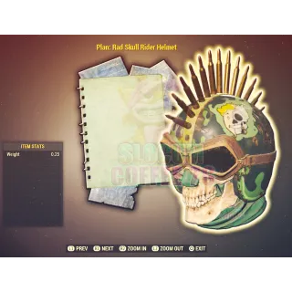 Rad Skull Raider Helmet Plan