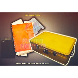 Suitcase Yellow Plan