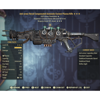 AA RAP 50BS Enclave Plasma Rifle - Game Items - Gameflip