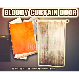 Bloody Curtain Door Plan