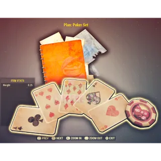 Poker Set Plan