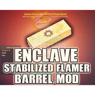 Enclave Stabilized Flamer Mod