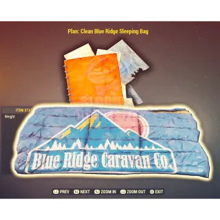 Clean Blue Ridge Sleeping Bag Plan