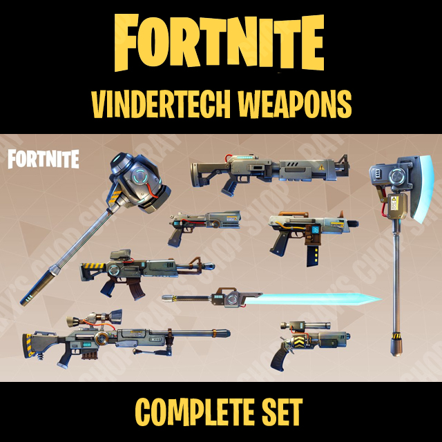 Complete 106 Vindertech Weapon Pack Pc In Game Items - complete 106 vindertech weapon pack pc