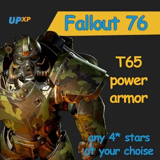 T-65 power armor set (Legendary 4 star) FULL MODS No Account Share (see description)
