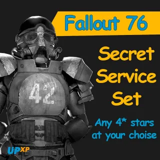 Secret Service Armor set (Legendary 4 star) FULL MODS No Account Share (see description)