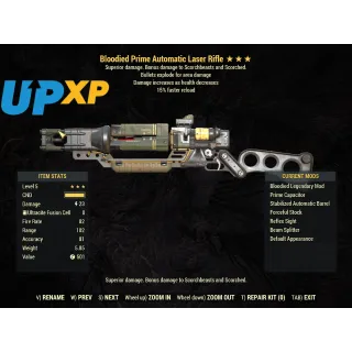 Weapon | Laser Rifle BE15 PC 5LVL