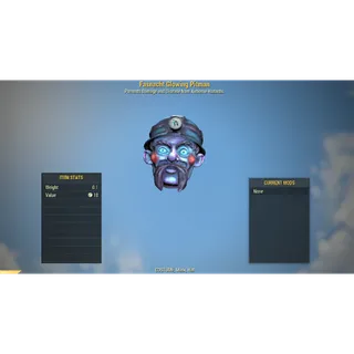 Fasnacht Glowing Pitman mask (NEW 2026)