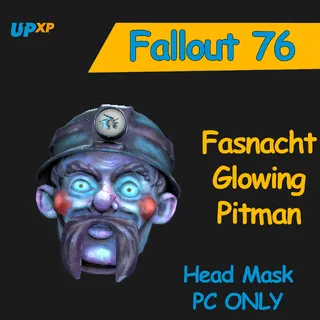 Fasnacht Glowing Pitman mask (NEW 2026)