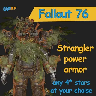 Strangler  power armor set (Legendary 4 star) FULL MODS No Account Share (see description)