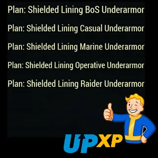 Recipe | [PC] All Shielded Underarmors (5plans)