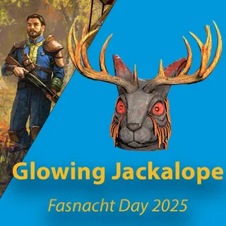 Fasnacht Glowing Jackalope Mask [Fasnacht 2025]