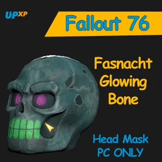 Fasnacht Glowing Bone Head Mask