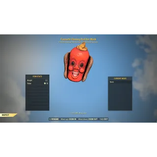 Fasnacht Glowing Red Hot Mask (NEW 2026)