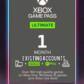 (EXISTING) Xbox 1 Month Game Pass Ultimate (USA)