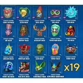 19 Glowing Fashnat Masks