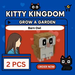 2 x Barn Owl - Grow a Garden