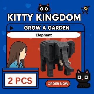 2 x Elephant  - Grow a Garden
