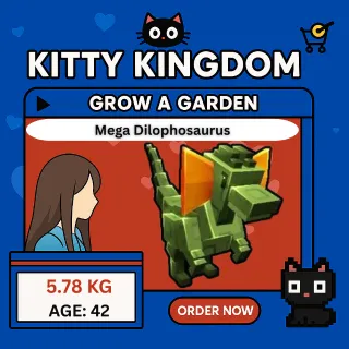 Mega Dilophosaurus - Grow a Garden