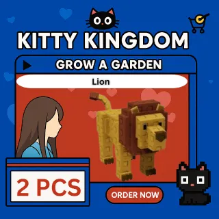 2 X Lion - Grow a Garden