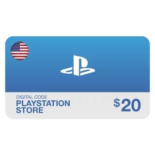 $20.00 USD PlayStation Store (DIGITAL)