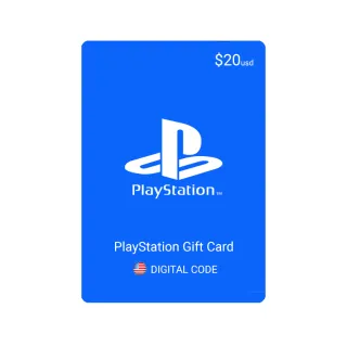 $20.00 USD PlayStation Store (DIGITAL)