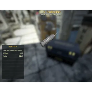 Tracking dart 