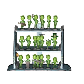 Full set glowing bobbleheads