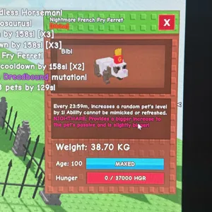 38kgnm French fry ferret