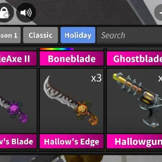 Mm2 Halloween Blade