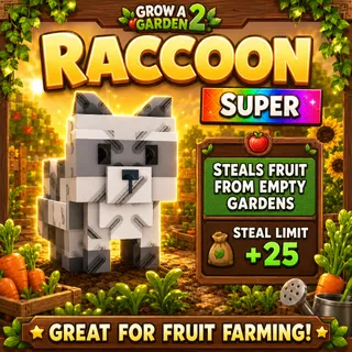 Raccoon – Grow a Garden 2