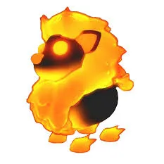 blazing lion