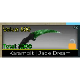 2x Karambit Jade