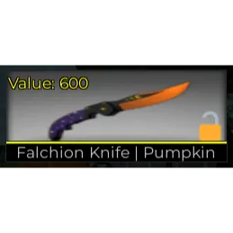 Falchion Knife Pumpkin