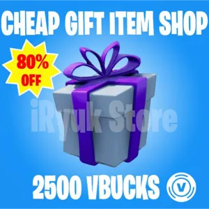 2500 Vbucks ítem gift