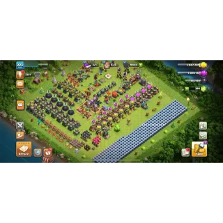 CLASH OF CLANS - TH14 2 HERO MAX⚡️6B⚡️XP-223⚡️HERO-70-79-55-30⚡️NC-500⚡️DARK WALLS⚡️NEAR MAX DEFENCE⚡️OP PROFILE⚡️