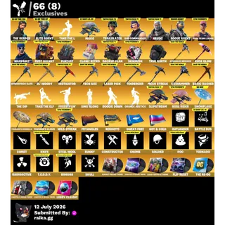 ⭐️TAKE THE L⭐️69 SKINS⭐️FREESTYLE⭐️MAKO⭐️ROGUE AGENT⭐️OG STW⭐️THE REAPER⭐️850 VBUCKS