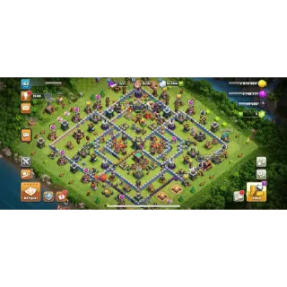 CLASH OF CLANS - TH14 BLUE WALLS⚡️6B⚡️XP-162⚡️HERO-51-63-35-11⚡️OP PROFILE⚡️OP DEFENCE⚡️NC-500⚡️CHEAP⚡️HOT DEAL⚡️