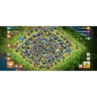 CLASH OF CLANS - TH14 DARK WALLS⚡️480 GEMS⚡️6B⚡️HERO-65-76-50-21⚡️XP-204⚡️OP PROFILE⚡️MAGIC ITEMS OP⚡️870 MEDALS⚡️CHEAP