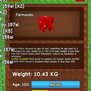 NIGHTMARE / HYPERHUNGER RAINBOW HATCHED ELEPHANT