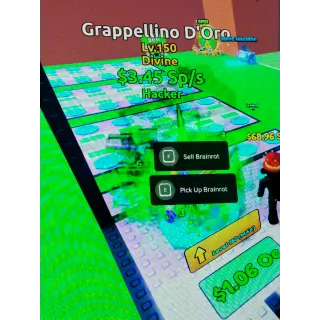 2X HACKER GRAPPELINO D'ORO 3.45 SP/S I ESCAPE TSUNAMI FOR BRAINROTS