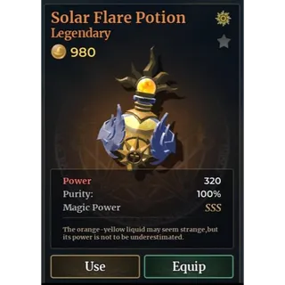 Solar Flare Potion Cheap Wizard alchemy