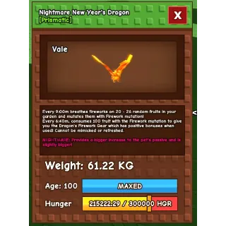 60KG HUGE NIGHTMARE NEW YEAR DRAGON