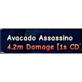 AVOCADO ASSASINO 8.7M+ DMG